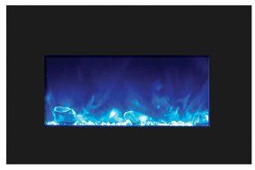 Amantii INSERT-33-4230-BG Insert Series Electric Fireplace with Ice Media Kit, 33 Inch