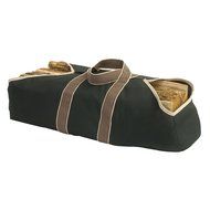 Pleasant Hearth Canvas Log Tote Fireplace
