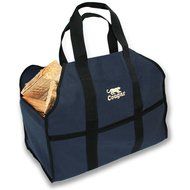 Cougar Premium Log Carrier, Heavy Duty Canvas Firewood Tote Bag Best For Carrying Wood (Insignia Blue) N4