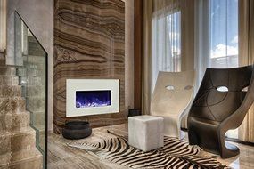 Amantii Electric Fireplace INSERT-30-4026-WHTGLS N2