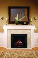 ClassicFlame 39EB500GRA 39" Traditional Built-in Electric Fireplace Insert, Dual Voltage Option N3