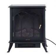 Elegant Vintage Free Standing 1500W High Heating Heater Fire Flame Stove Wood Adjustable Electric Fireplace N4
