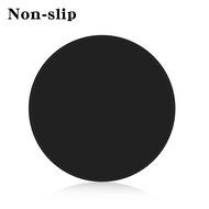 Fu Store Rubber Silicone Drink Coasters (Set of 2 Pieces), Black
