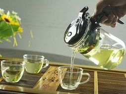 Top Grade Automatic Glass Tea Cup/teapot with Infuser(500ml)