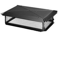 Galvanized Steel Multi-Flue Chimney Cap Size: 8" H x 29" W x 17" D