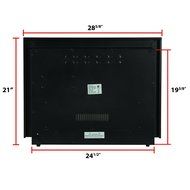 Best Choice Products, 28.5" Embedded Fireplace Electric Insert Heater Glass View Log Flame, Remote Home (Complete... N7