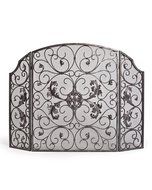 Balsam Hill Estate Fireplace Screen - Pewter | 0.75"L x 52"W x 36"H N3
