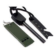 Geekercity Multifunction 5 In 1 Fire Starter - Magnesium Emergency Fire Starter Survival Camping Tool With Mini... N3