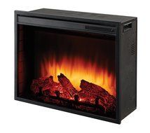Pleasant Hearth Thompson Compact Wall/Corner Media Fireplace, Mocha N4