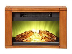 Muskoka MPF-BWL Electric Picture Frame Personal Fireplace with Multiple Setups N4