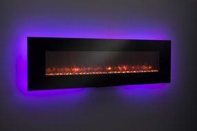 GreatCo Gallery Series Built-in Electric Fireplace, 70-Inch N9