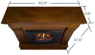 Real Flame 5910E Electric Fireplace, Small, White N5
