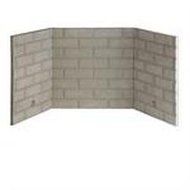 Refractory Brick Liner Kit for Fireplace and Firebox - 36"