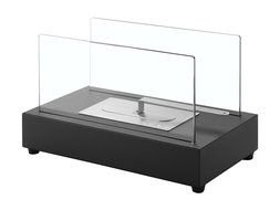 Ignis Portable Tabletop Ventless Bio Ethanol Fireplace - Tower (Stainless Steel) N21