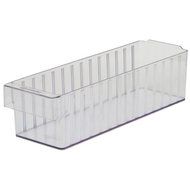Akro-Mils 31168 AkroDrawer Plastic Storage Drawer, 17-5/8 L x 5-9/16 W x 4-5/8 H, Crystal Clear, Case of 6 by...