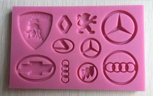 Anyana SOFAYOYO 3D New Arrival Car Logo Silicone Fondant Mold Cake Decorating Pastry Gum Pastry Tool Kitchen Tool...