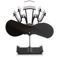 2016 Model - Kenley Heat Powered Eco Friendly Stove Top Fan for Fireplace Wood Log Coal Fire Burner - 4 Blades N12