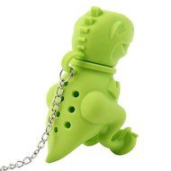 MAXGOODS Fine Green Silicone Dinosaur Tea Infuser Strainer Filter N2