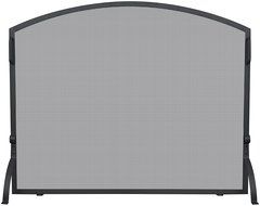 UniFlame S-1033 Single Panel Wrought Iron Arch Top Screen, Small N2