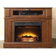 Media Fireplace TV Stand Combo for Televisions up to 45 Inches - Brown N5