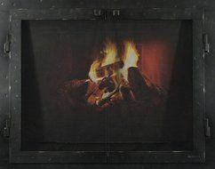 Iron Mountain Fireplace Glass Door