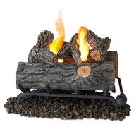 Real Flame 18" Convert-to-Gel Log Set In Oak N3