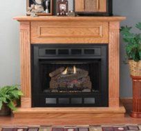Vintage Fiber Liners for Classic Hearth Vent-Free Fireplace - 32"