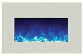 Amantii Electric Fireplace INSERT-30-4026-WHTGLS N5