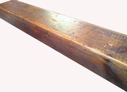 Reclaimed Barnwood Beam Fireplace Mantel (Wood, 4"x6"x72") N12