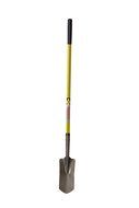 Nupla TS-4-72 Trenching Shovel with 16 Gauge Curved Blade and Butt Grip, 72" Classic Handle, 4" x 12" Blade Size