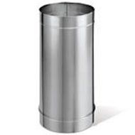 DuraVent 6DBK-12SS 6" Inner Diameter - DuraBlack Stove Pipe - Single Wall - 12", Stainless Steel N2