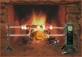 SpitJack Electric Fireplace Rotisserie Package