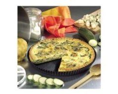 Gobel Medium Loose Removable Bottom Tart Flan - 11-7/8" x 1-1/2" High N4