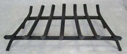 Fireplace Hearth 3/4" Square Steel Grate Grill - 30" N2