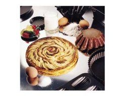 Gobel Medium Loose Removable Bottom Tart Flan - 11-7/8" x 1-1/2" High N5
