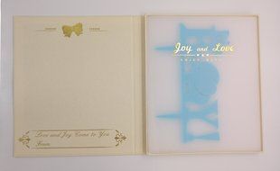 LOVENJOY Gift Box Pack It&#039;s A Boy Gender Reveal Baby Shower Cake Topper (5.5-inch, Blue)