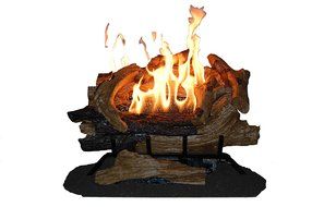 Sure Heat PE18VFRLP Sure Heat Premier Estate Vent Free Log Set for Liquid Propane Fueled Fireplaces, 18-Inch N2