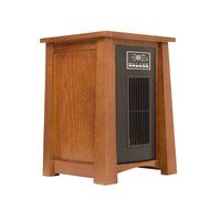 Youzee 3 Setting 1500W 5100BTU Infrared Heater w/Oak Finish &amp; Remote | HHC15CPCV N2