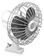 2 X SeaChoice 6 inch Oscillating 12V Fan