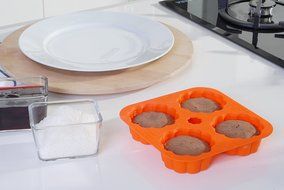 Silicone 4 Half-Sphere Round Mold - Premium Quality - Unique Food Grade, Durable, Attractive By Qvob N5