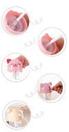 Dacawin USB Mini Cartoon Bottle Cap Humidifier Office Air Diffuser (Black) N13