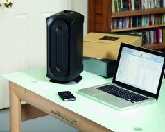 Hamilton Beach True Air Allergen-Reducing Air Cleaner Tower Design with 3 Speeds and Permanent HEPA-Grade Filter N4