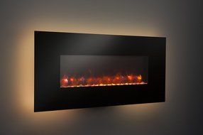 Outdoor Great Room GE-50 50-Inch Gallery Linear Electric LED Fireplace, Includes LED Backlighting, Heater, IR... N3