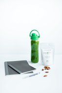 Matcha Ninja 100% Raw Organic Matcha Green Tea. 70 Servings. Cold Water Soluble. Ceremonial Grade. Non-Bitter... N2