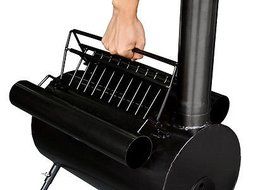 Portable Military Camping Steel Wood Stove Tent Heater for Fishing Camp Cooking N4