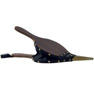 JOYOOO Traditional Fireplace Bellows Fan Wood Vintage Antique Dark Brown Fire Lighter Blower N2
