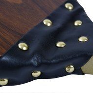 JOYOOO Traditional Fireplace Bellows Fan Wood Vintage Antique Dark Brown Fire Lighter Blower N3
