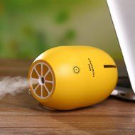 Portable Mini Humidifier USB Air Purifier Atomizer for Home and Office Lemon Look N5