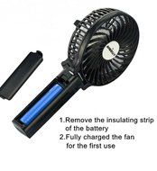 Ambielly Handfan Rechargeable Portable Handheld Mini Fan Foldable Fans Battery Operated Cooling Fan Electric Personal... N5