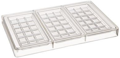 Matfer Bourgeat 380240 Poly Carbonate Chocolate Tablets Mold